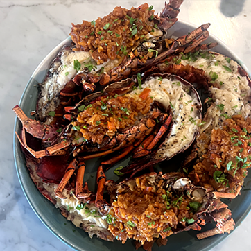 local spiny lobster bbq, santa barbara